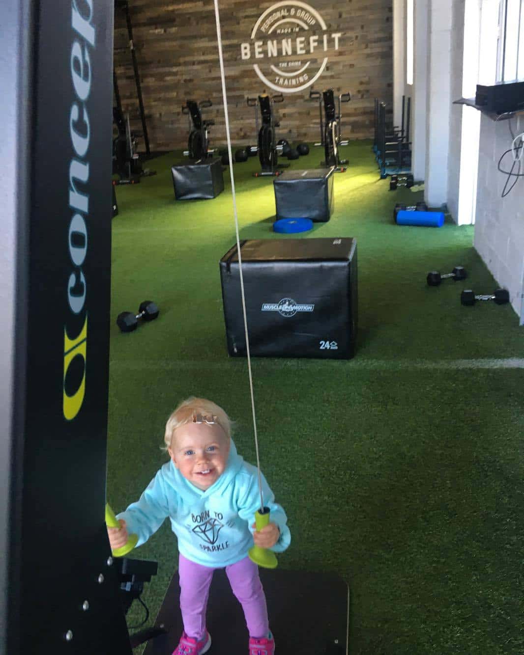 Toddler at Beneifit