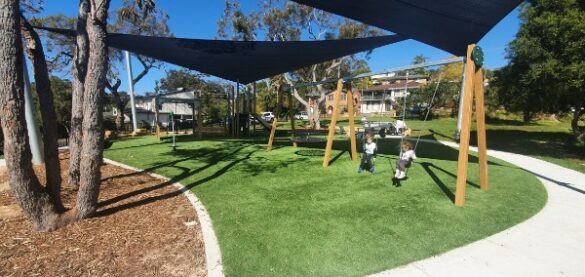Berrima St Reserve and Playground in Heathcote
