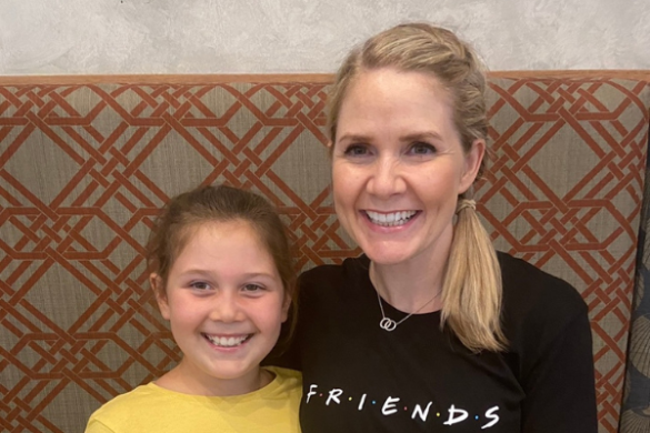 Emma Chadwick and her daughter