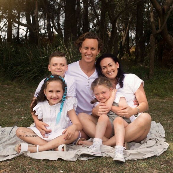 Shantelle Tagg with family