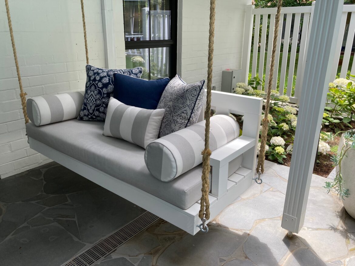 Coastal Hamptons Hanging Daybed