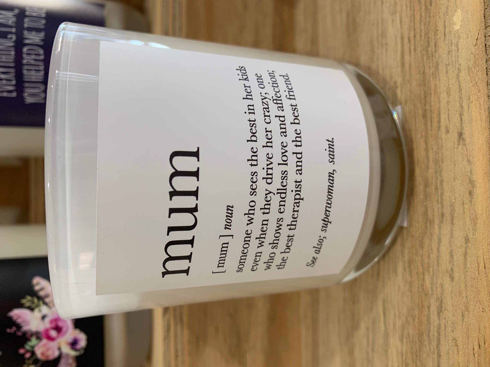 mum candle